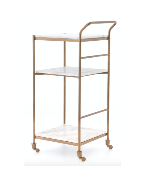 Bar Cart small with Marble trays
