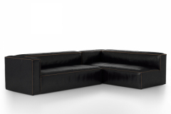 Leather Sectional-Left