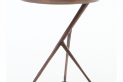 Tripod Table, Style & Elegance in Antique rust finish