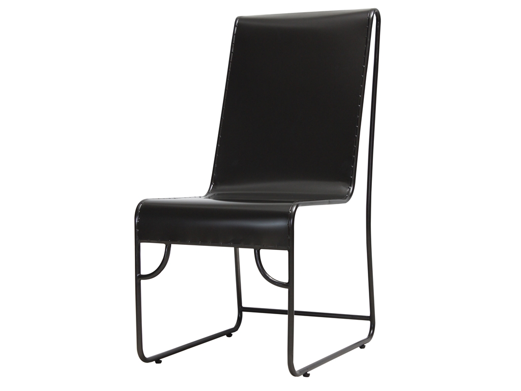 Pair outdoor metal chair