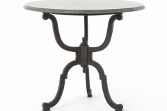 Iron Table with Blue Stone Top